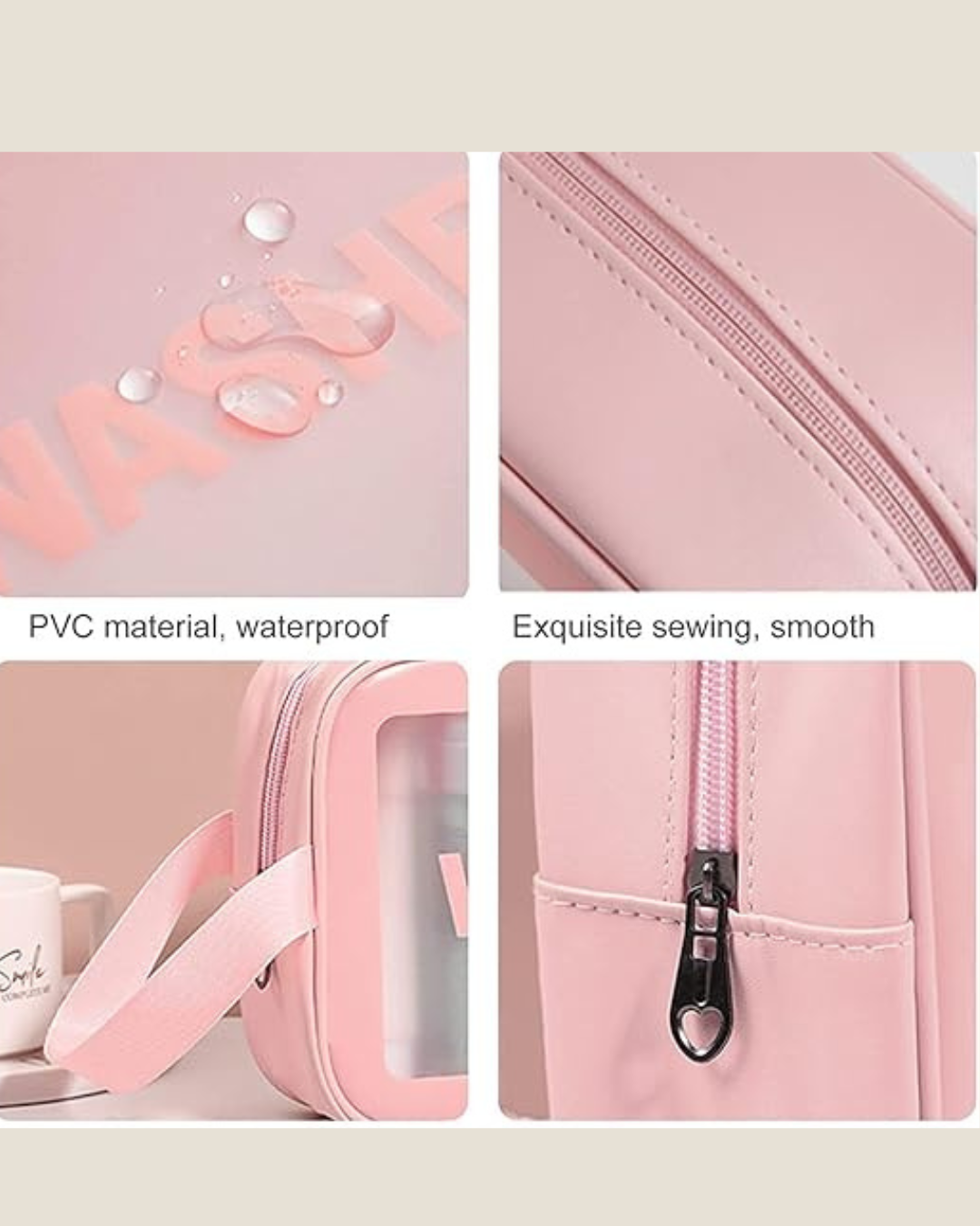 Travel Wash Bag Set of 3