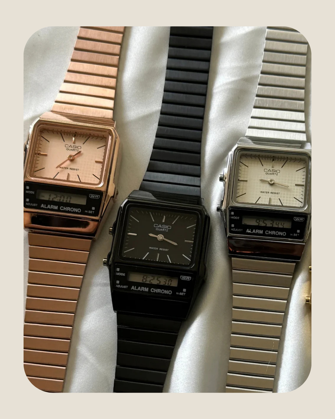 Vintage AQ800 Unisex (Analog Digital Watch)