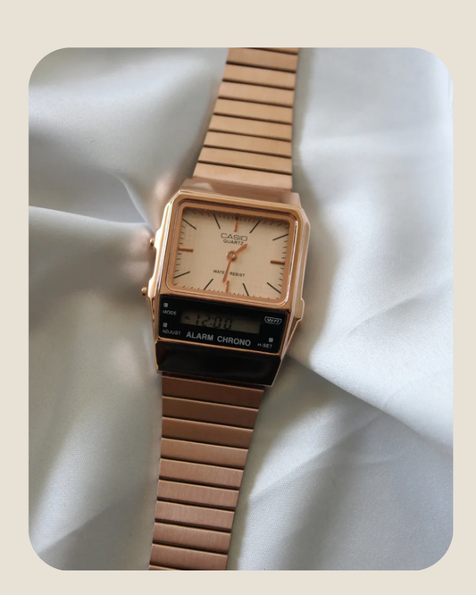 Vintage AQ800 Unisex (Analog Digital Watch)
