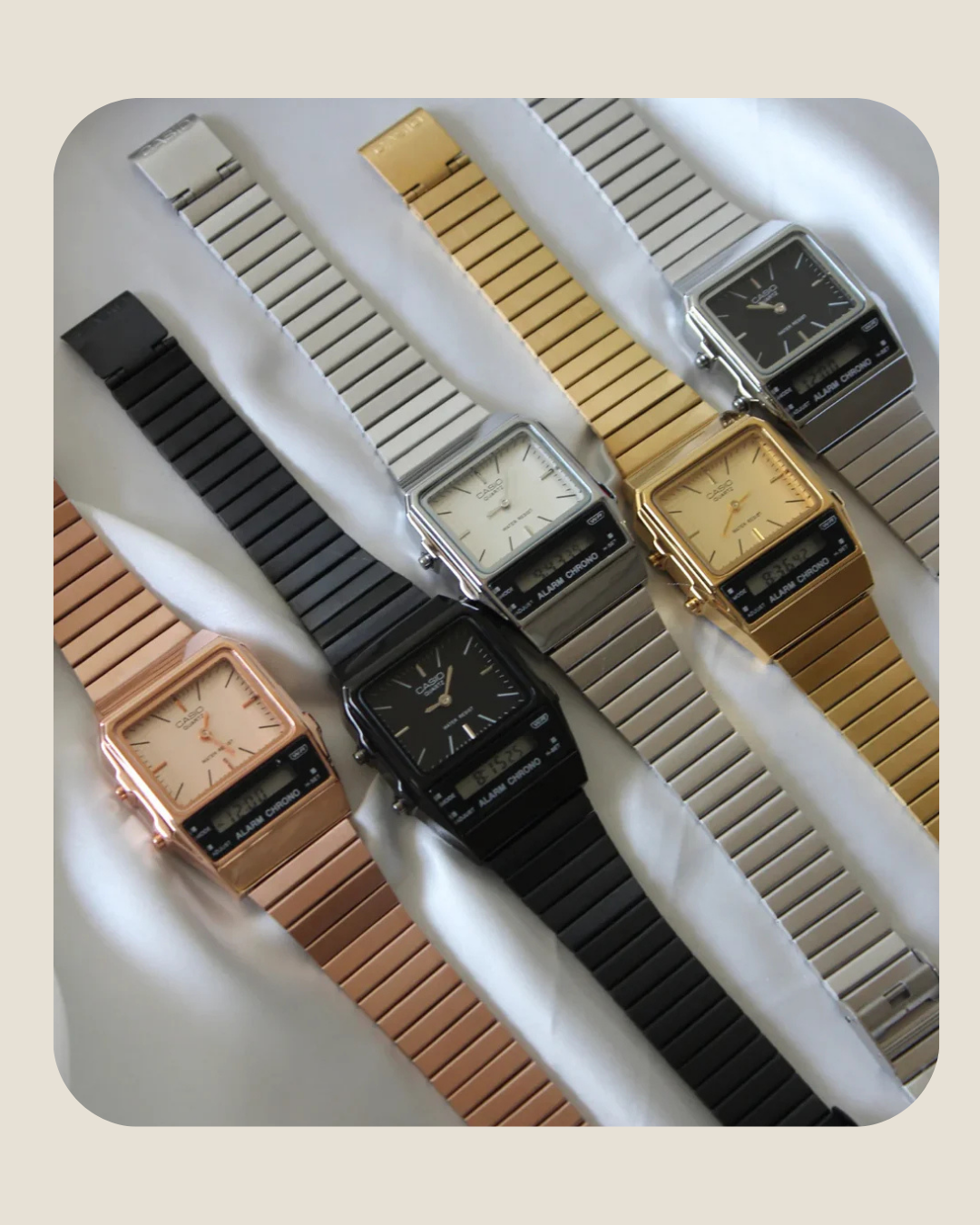 Vintage AQ800 Unisex (Analog Digital Watch)