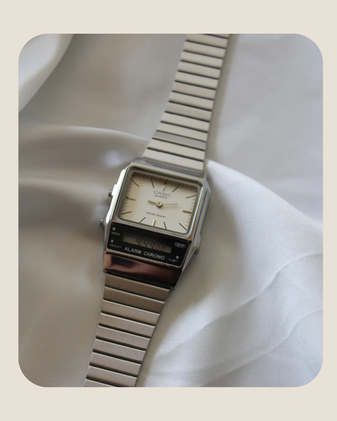 Vintage AQ800 Unisex (Analog Digital Watch)