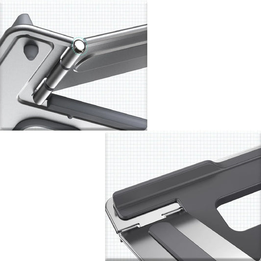 Slim Aluminum Alloy & Metal Foldable Laptop & Tablet Stand