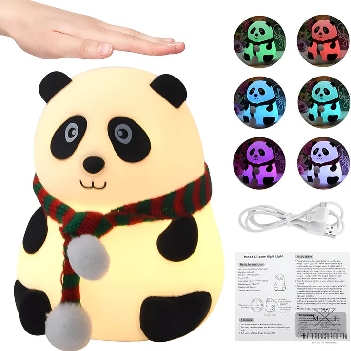 Panda Silicone Night Lamp