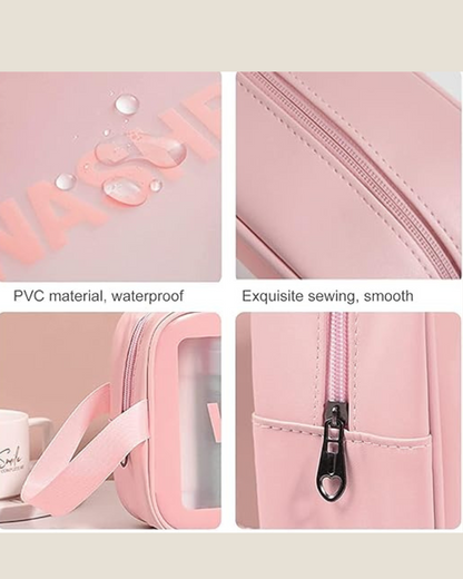 Travel Wash Bag Set of 3