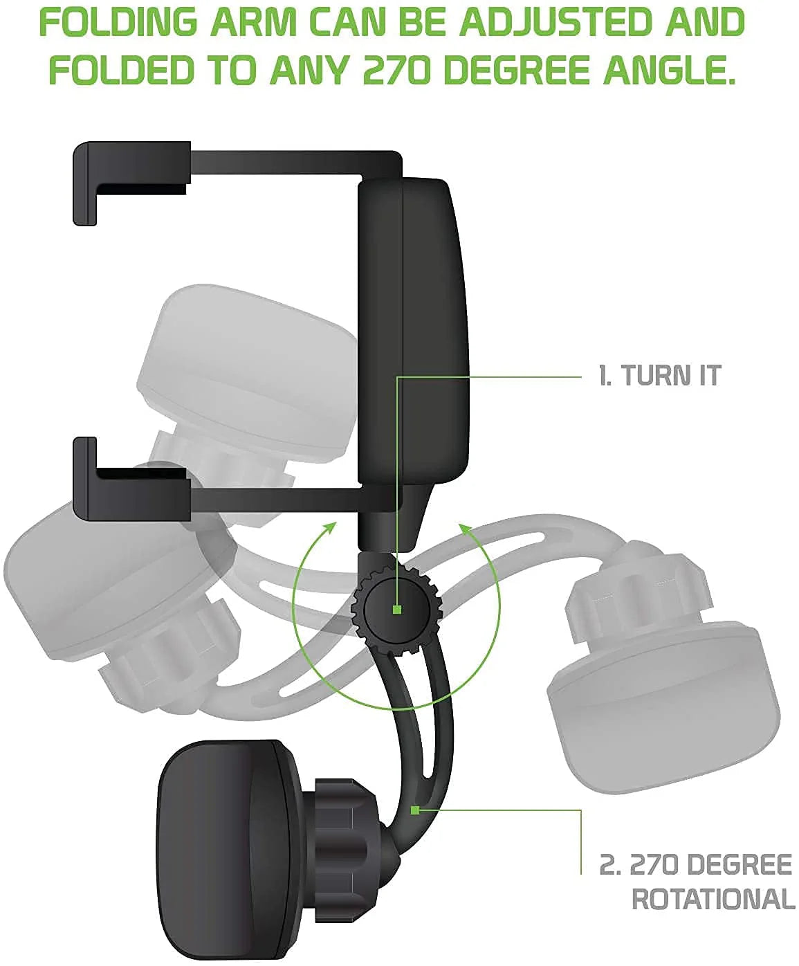 Car Rearview Mirror Holder 360° Rotation