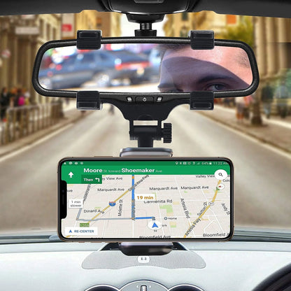 Car Rearview Mirror Holder 360° Rotation