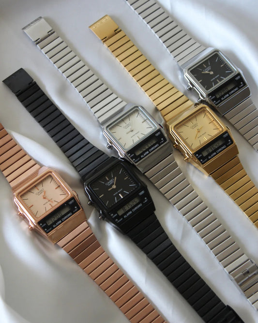 Vintage AQ800 Unisex (Analog Digital Watch)