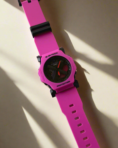 GShock-A-2300-7ADR (Analog Digital Watch)