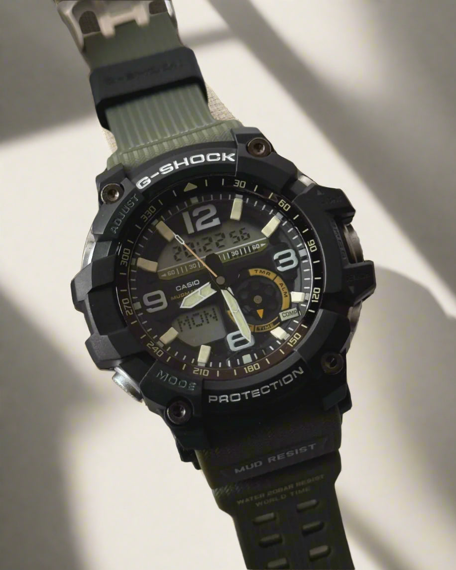 GShock-Mudmaster GG-1000 (Analog Digital Watch)