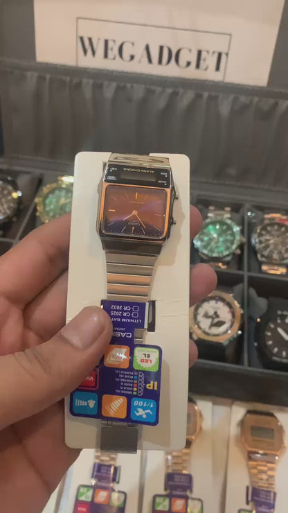 Vintage AQ800 Unisex (Analog Digital Watch)