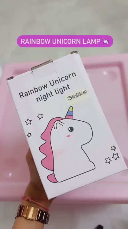 Rainbow Unicorn Lamp