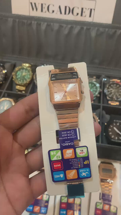 Vintage AQ800 Unisex (Analog Digital Watch)